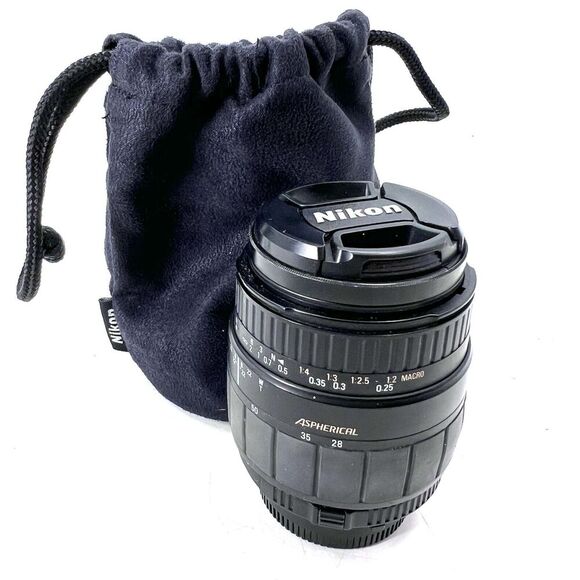 Sigma 28-80f/3.5-5.6 Aspherical Macro Lens w/a Tiffen Sky 1A Filter & Carry Bag - Picture 1 of 9